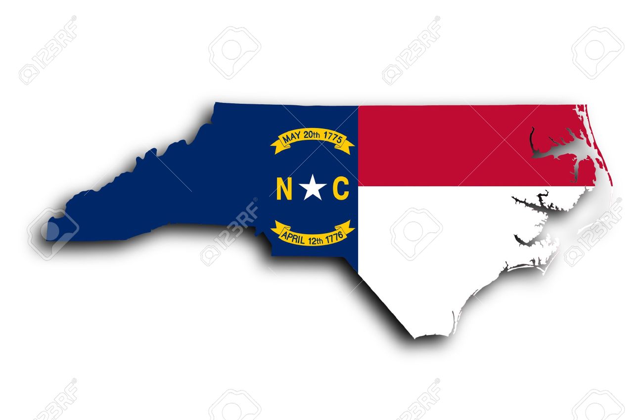 north carolina state flag icon